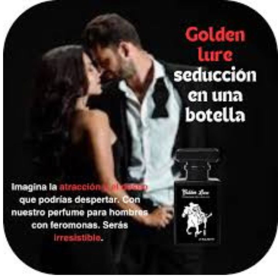 (GOLDEN LURE) PERFUME CON FEROMONAS PARA HOMBRES