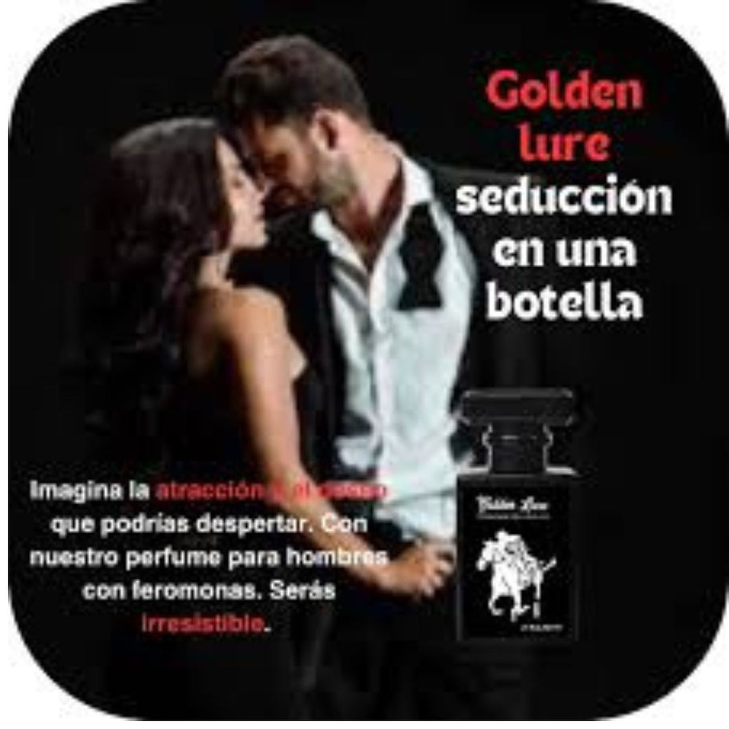 (GOLDEN LURE) PERFUME CON FEROMONAS PARA HOMBRES