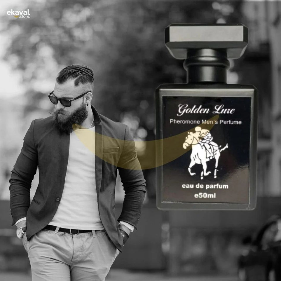 (GOLDEN LURE) PERFUME CON FEROMONAS PARA HOMBRES