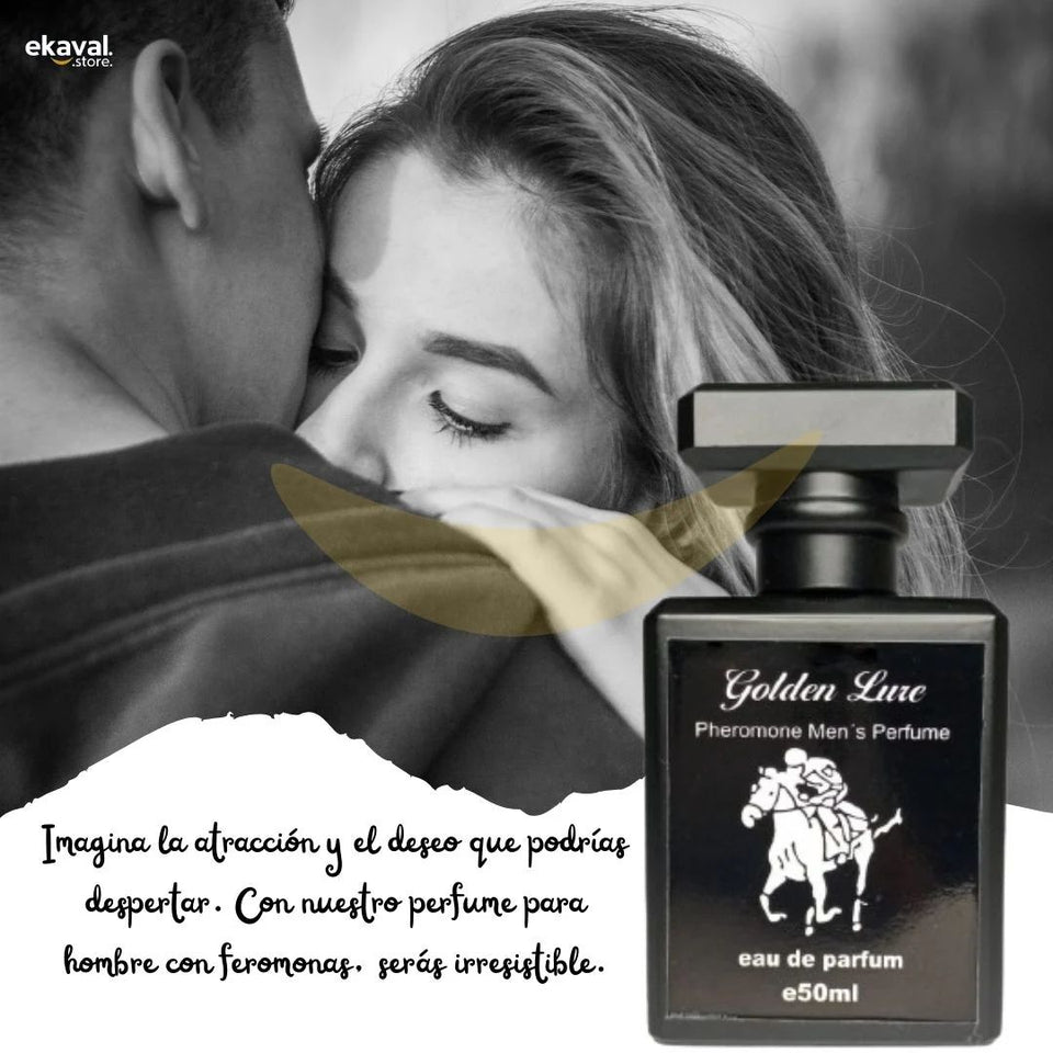 (GOLDEN LURE) PERFUME CON FEROMONAS PARA HOMBRES