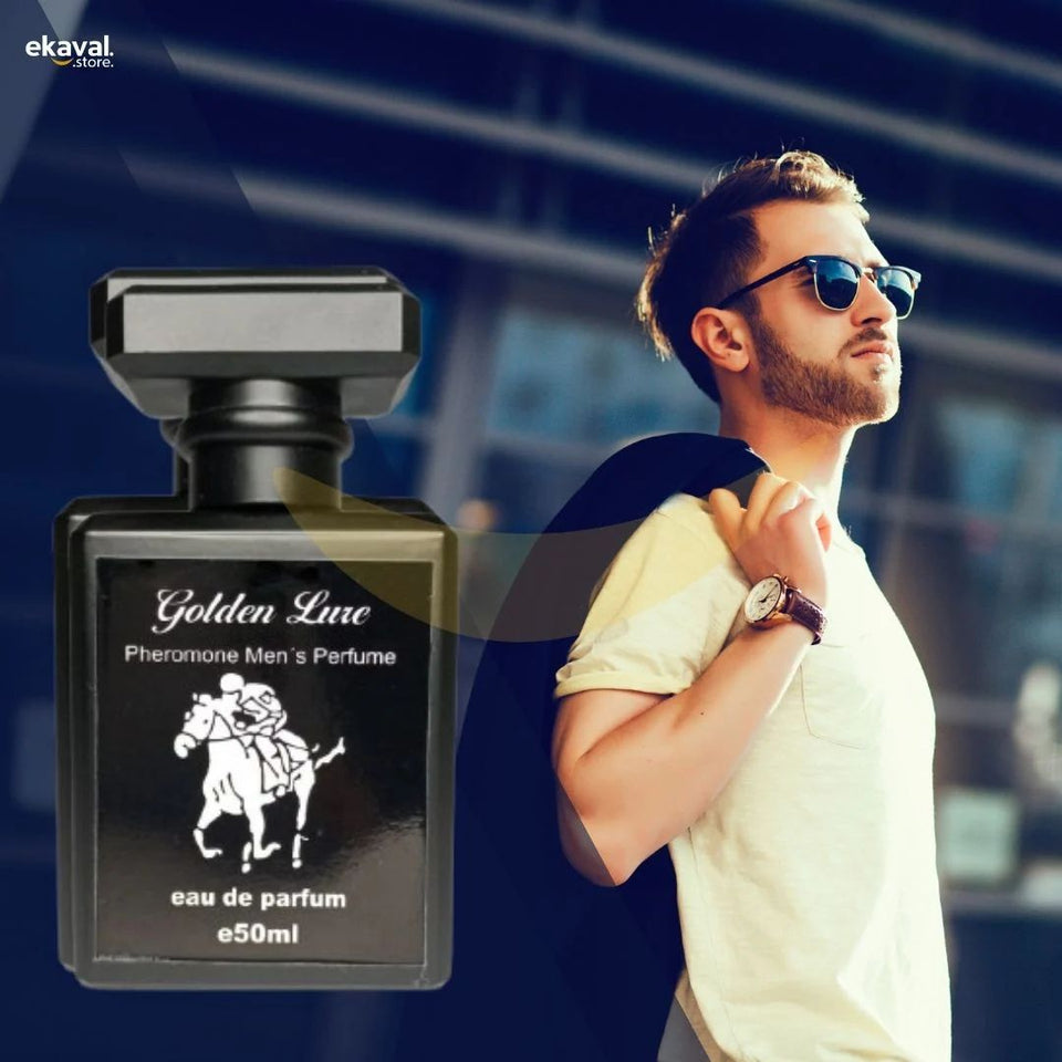 (GOLDEN LURE) PERFUME CON FEROMONAS PARA HOMBRES