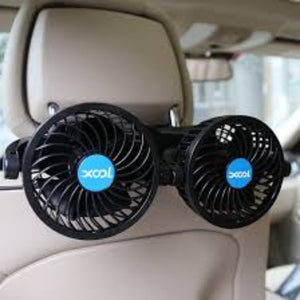 VENTILADOR PORTÁTIL 2 en 1 PARA CARRO GIRATORIO 360